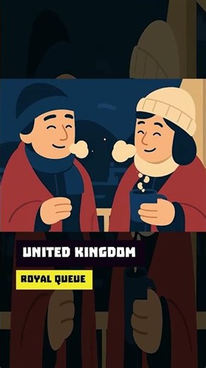 United Kingdom. Royal queue
