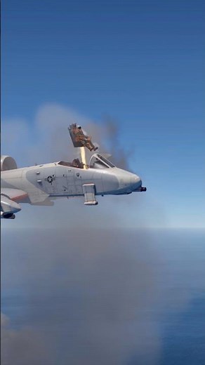A-10 Thunderbolt II Pilot Makes a Dramatic Emergency Ejection