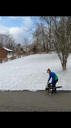 41K views · 30 reactions | Using Leaf Blower to Draw in the SNOW #reels #explore #trending #fblifestyle | Mini Lawncare | Facebook