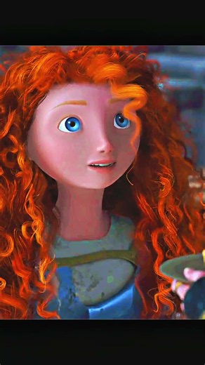 Her mom change in bear 😰 || merida brave || #usashorts #movie #shortvideo