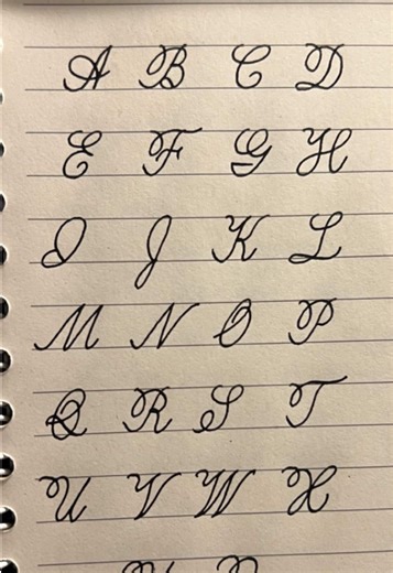 Mastering Cursive Uppercase Letters