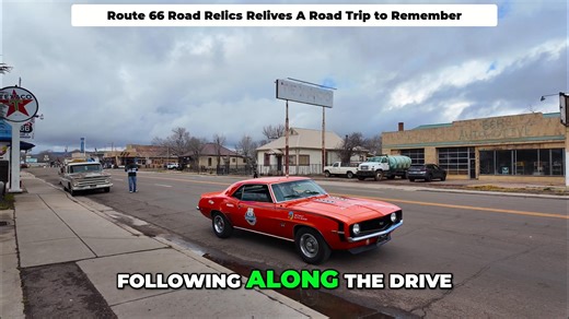Classic Cars Cruising through Historic Route 66 in Seligman AZ | Route 66 Road Relics