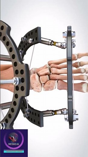 Lower Leg Surgery, External Fixation #education #shorts