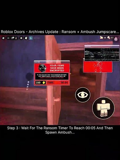 Roblox Doors - Archives Update : Ransom + Ambush Double Jumpscare…