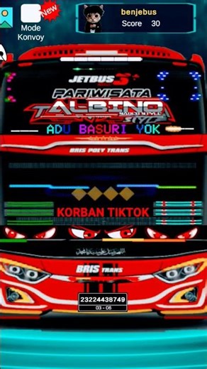 bus albino full strobo