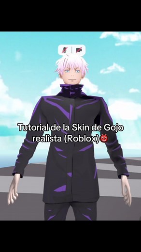 Tutorial de la Skin de Gojo realista (Roblox)👹