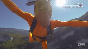 5.2K views · 65 reactions | Try if you dare, zip line over the Alps and then BASE jump your way to the ground. Definitely not for the faint-hearted. | CNN Travel | Facebook