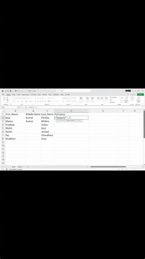 Textjoin() in 10 Secs. #excel #dataextractor #exceltips #tutorial #exceltrickshots