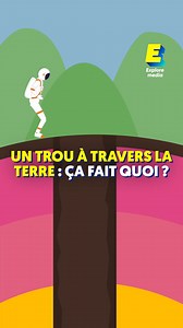 11K views · 89 reactions | Il se passe quoi si on creuse un trou qui traverse la Terre et qu’on saute dedans ? 樂 | Explore Media | Facebook