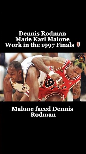 Dennis Rodman Made Karl Malone Work in the 1997 Finals 🛡️