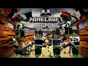 *THE COOLEST MOD* Weapons of Minecraft! Animations, Dodges, Weapons (Minecraft Combat Mod)