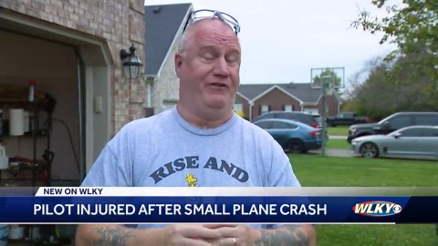 Small biplane crashes in Bullitt County; pilot 'alert and talking'