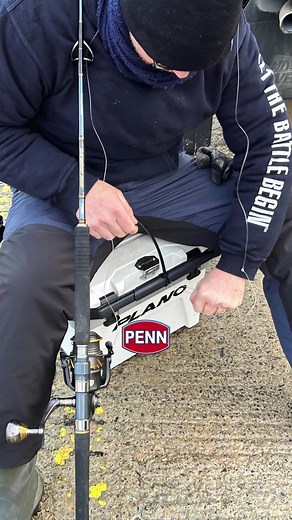 Want to know why we are casting a Plano Frost Cooler.... because we can! Testing to the extreme, PENN Battalion rods can handle all kinds of casting capabilities #LetTheBattleBegin | PENN Fishing