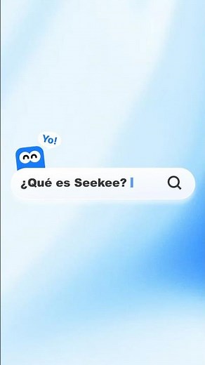 Bienvenido a SEEKEE: la nueva forma de buscar y aprender. Una barra, TODO #seekee #app #buscador #ai