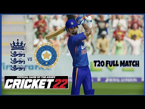 Cricket 22 India vs England T20 Full Match | PC Gameplay 1080P 60FPS