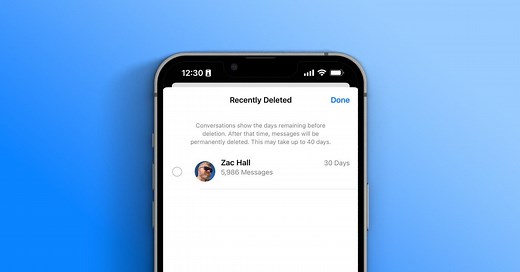 iOS 16 adds 'Recently Deleted' feature to iMessage - 9to5Mac
