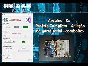 Arduino - C# Windows Forms - Via Serial - Tutorial 8: Seleção no IHM da Porta do Arduino - ComboBox