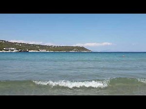 Beautiful Agia Marina Beach |Aegina Island |Greece یونان
