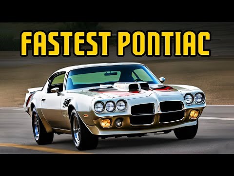 10 FASTEST Pontiac Muscle Cars EVER Made!