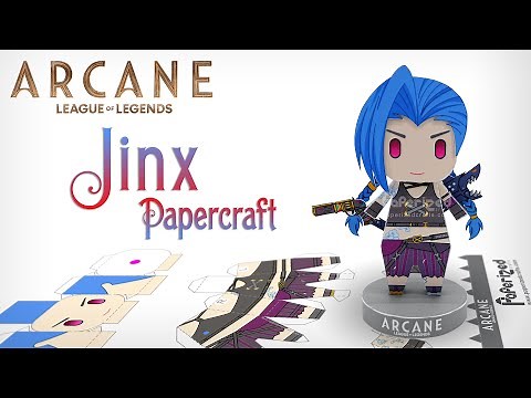 Arcane: Jinx Paperized
