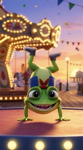 He said “ring ding ding”… and started bouncing 🐸🔥 #funnyanimals #fyr #dancing #crazyfrog