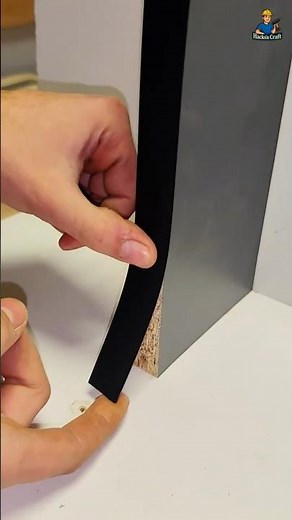 Cut Edge Banding to PERFECT Length With This Trick! 😱✂️ #DIY #Woodworking