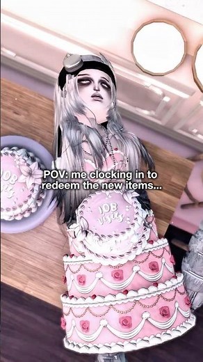 POV: CLOCKING IN TO THE MINI GAME FOR MY DRESS TO IMPRESS NEW 10BILLION RARE CAKE ITEMS UPDATE