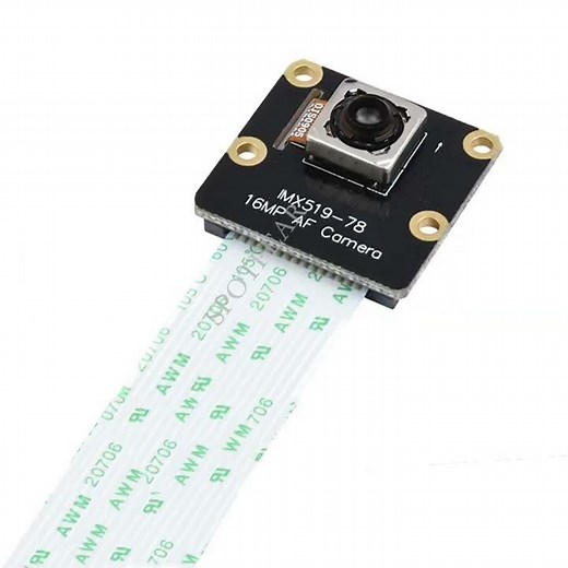 Spotpear Raspberry Pi camera Autofocus 16MP IMX519 HD Auto focus camera module