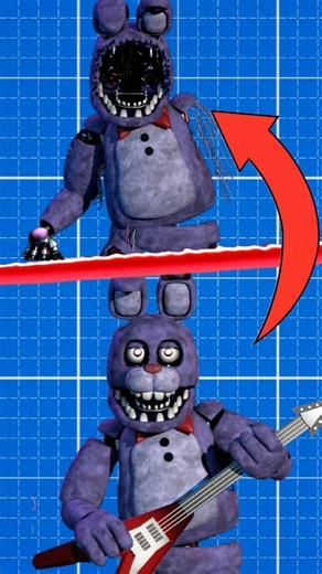 How did Bonnie lose Hes Face in FNAF 2? #fnaf #fivenightsatfreddys