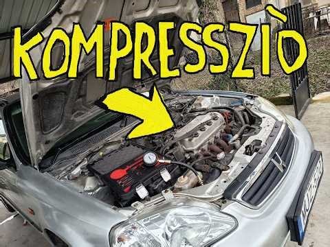 Honda Civic motor kompresszió mérés