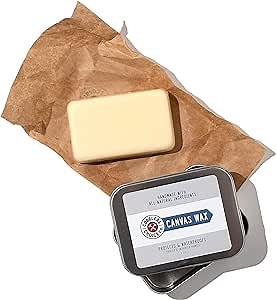 Cobbler's Choice Canvas Wax - Protects Textiles from Wind, Water, and the Elements!