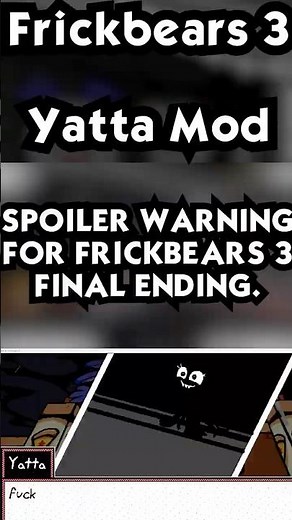 YATTA Mod for Frickbears 3 - ⚠️ SPOILERS ⚠️ #dandysworld #fnaf #roblox