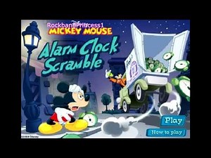 Mickey Mouse Online Games Alarm Clock Scramble Game