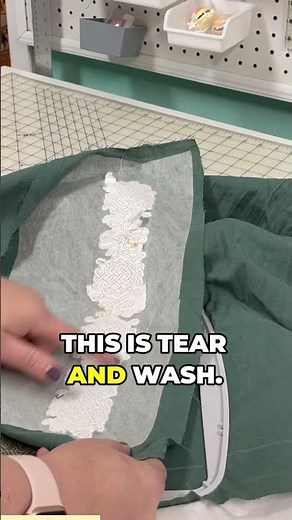 The right Stabilizer for the Job #machineembroidery