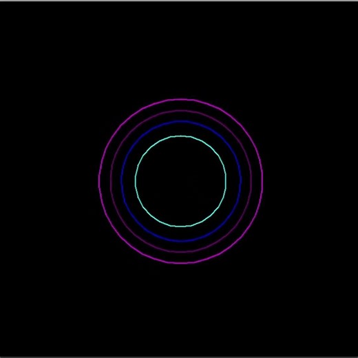Python Turtle Graphics | Drowning Circle #coding #python #pythonturtle #turtle #shorts #design