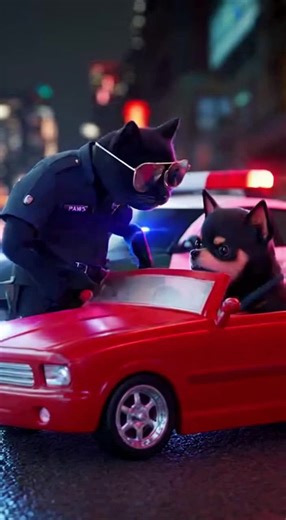 rap battle🎵 Mini Rap Script: “Pull Over Paws”