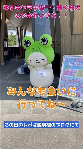 【最強】ゆるキャラ「守犬」に会いに行こう！ #守犬#ゆるキャラ#かわいい