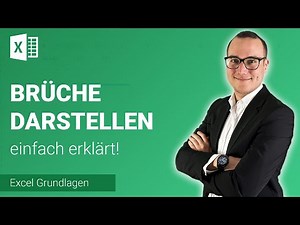BRÜCHE darstellen einfach erklärt | Lerne Microsoft Excel ✅