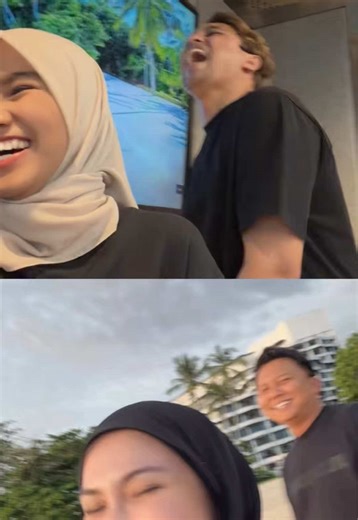 Nakal ehhhhh @haziq_hussni @assyifarhana_ ni!! Bawah tu dah comel lote pengantin baru kita yang atas tu macam mana pula ceritanya? 🤣🤣 #ERARadioNo1PalingLegit