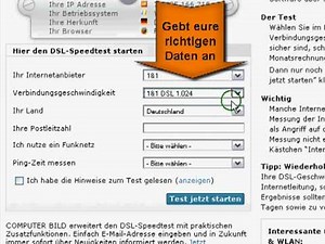 Messen Sie ihre DSL-Geschwindigkeit