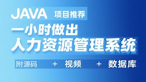 【JAVA项目推荐】毕设 / 项目救星！Java1 小时做出 HR 管理系统（附源码 视频 数据库）