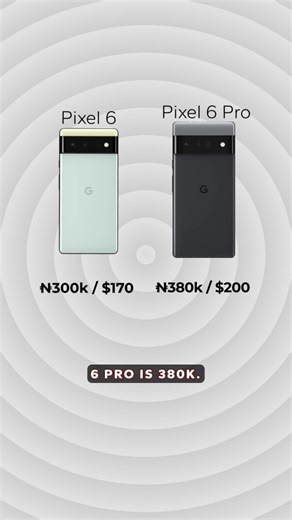 Google Pixel 6 vs Pixel 6 Pro in 2026? For me, the Pixel 6 Pro wins. Even 5 years later, that 120Hz curved display and the 48MP telephoto zoom lens make it feel like a modern flagship. The standard Pixel 6 is a great deal at 300k, but that 90Hz flat screen and thicker bezels make it feel a bit more "budget." Both phones are running the latest Android 16 and are ready for the Android 17 update. If you want the best Google Pixel camera experience without spending 1 Million Naira on a Pixel 10, the