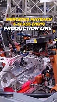 Mercedes Maybach S-Class (2027) Production Line Car Factory #shorts