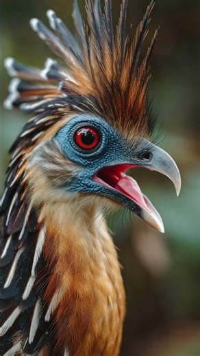 Hoatzin - The Ancient Bird of the Amazon. #wildlifeshorts