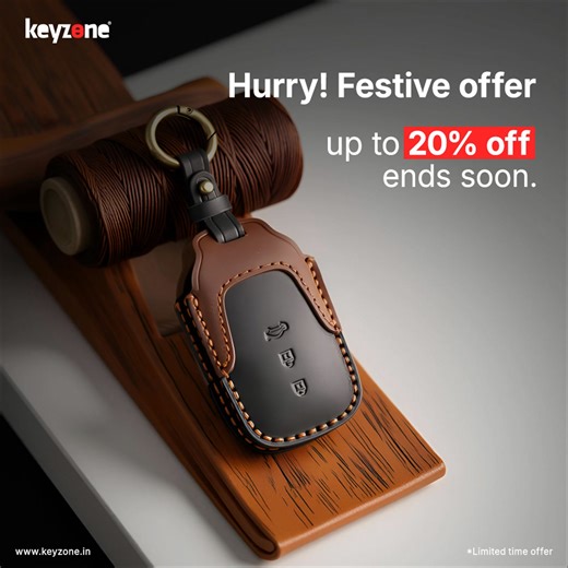 3.3K views |  Secure your key with classic elegance ✅ Premium feel with modern protection ✅ Protects from scratches & wear ✅ Lightweight, compact & durable  Shop now — UP TO 20% OFF  | KeyZone | Facebook
