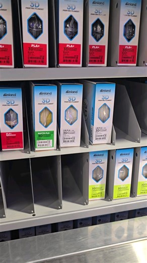 The filament distribution system at the new Micro Center in Charlotte, NC is insane!