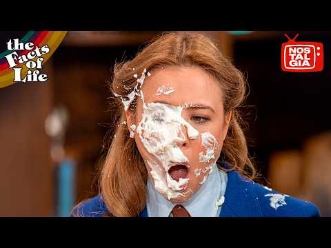 Jo Slams a Cream Pie in Margo's Face | The Facts of Life (Nancy McKeon, Molly Ringwald)