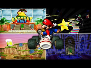 Amazing Mario Kart Retro Tracks Recreated in Mario Kart DS!