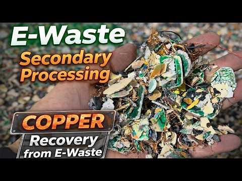 E-Waste Secondary Processing Line | Copper Recovery from E-Waste