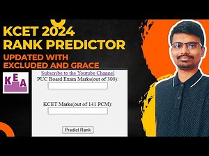 How KCET 2024 Rank is Calculated after excluded questions | Updated Rank Prediction Tool Revealed